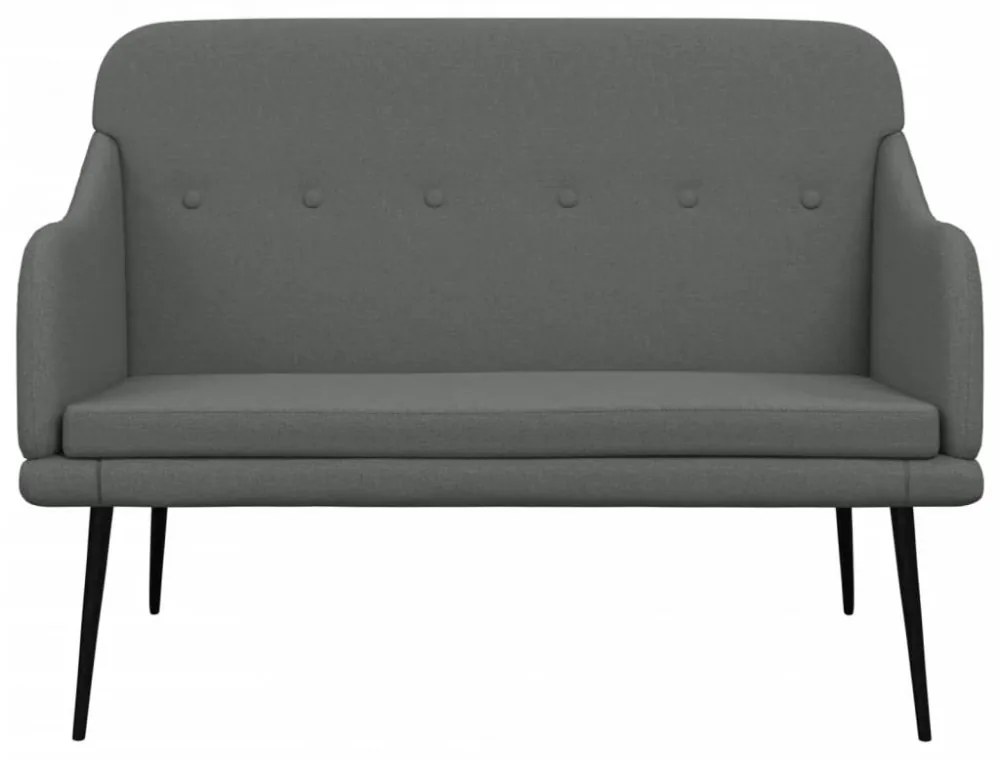 vidaXL sötétszürke szövetpad 110 x 76 x 80 cm