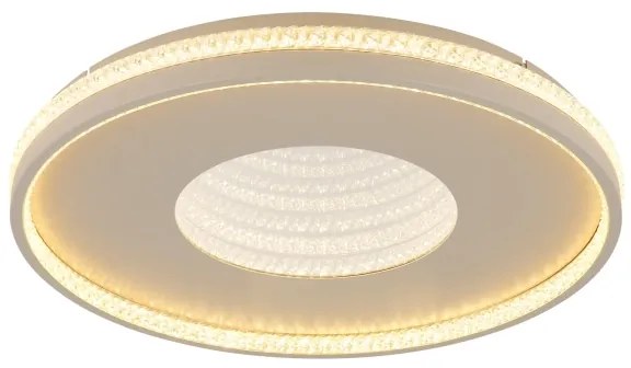 Globo 48563-40S - LED dimmelhető mennyezeti lámpa SHIRLEY 40W/230V 2700–6500 K átm. 50,5 cm + távirányító