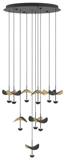 Eglo 390339 - LED Dimmelhető csillár zsinóron DRACERA 10xLED/2,3W/230V átm. 58 cm