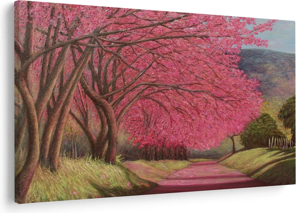 Virágzó fák képe (90x60 cm)