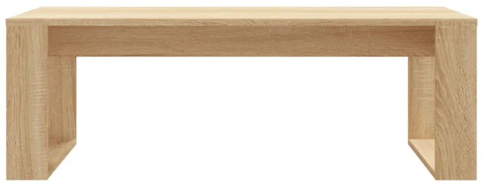 sonoma tölgy színű szerelt fa dohányzóasztal 102 x 50 x 35 cm