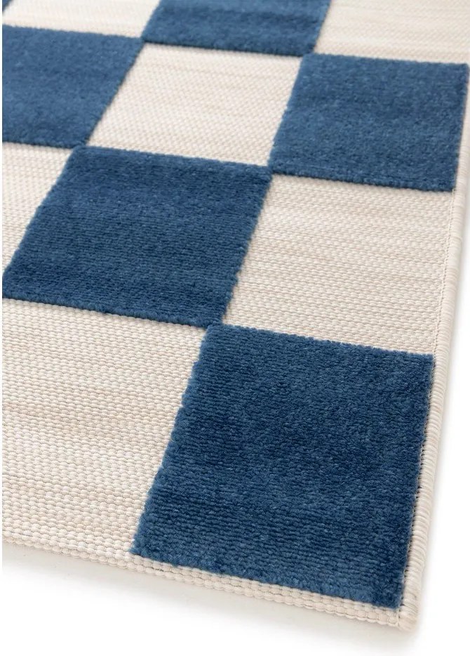 Kék-krémszínű kültéri-beltéri szőnyeg 160x230 cm Cuadros – Universal