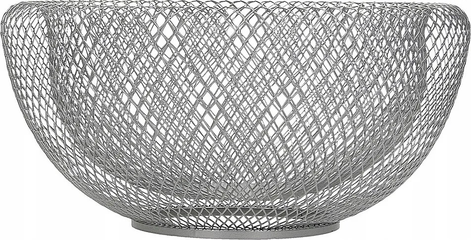 Dróttal díszített ezüst tál 24 cm 24 cm