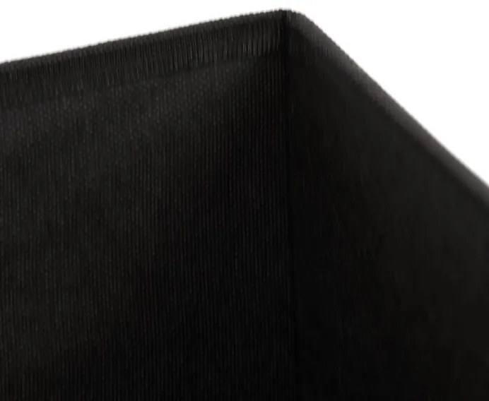 Fekete Szövet Tárolós Puff. TAB-461 BK2