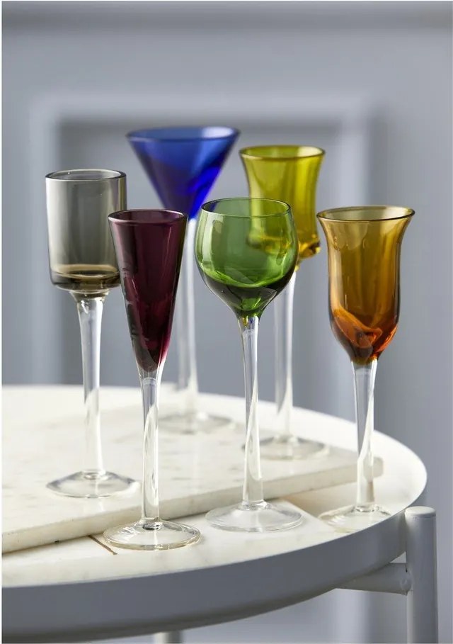 Röviditalos pohár szett 6 db-os 50 ml – Lyngby Glas