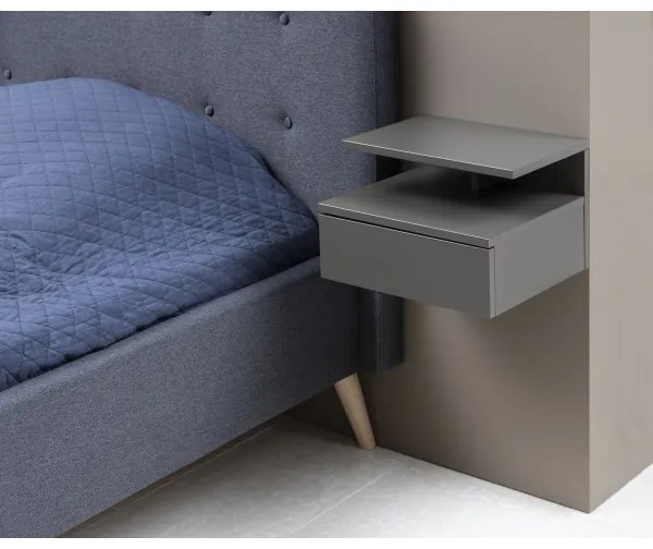 AVA éjjeli szekrényke, szürke