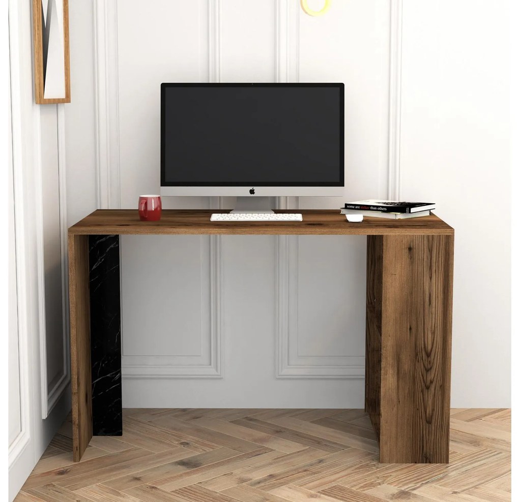 PC asztal Limba (dió + fekete). 1088799