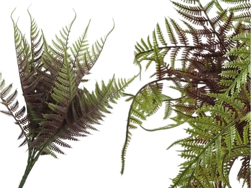 Mesterséges Páfrány Fejka Csokor Zöld Fal