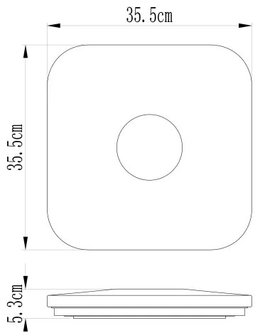 Globo 41332 - FELION LED 24W/230V állítható fényerejű lámpa