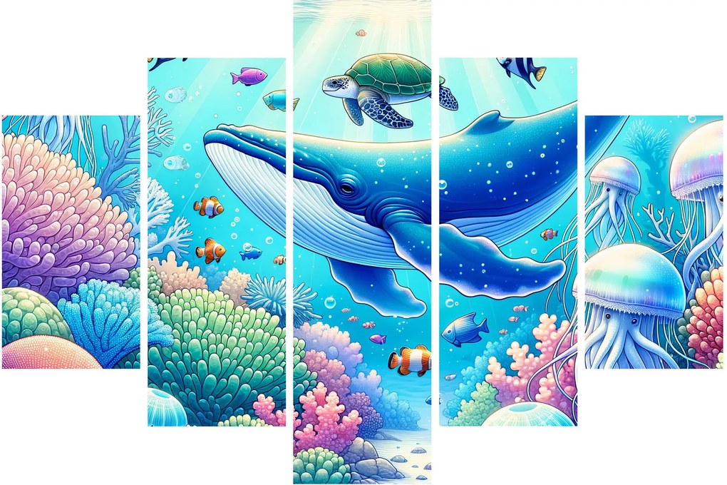 Kép – Víz alatti világ (150x105 cm)