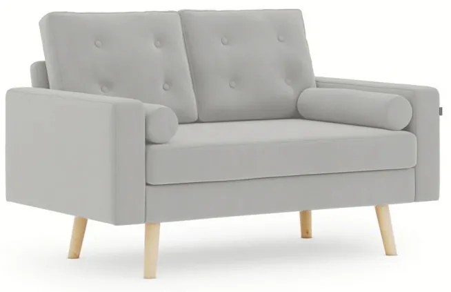 Világosszürke 2 személyes kanapé MANDI
