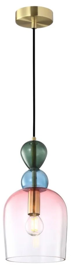 Italux Manso PND-37462B-MC-GD Függőlámpa 1x40W/E14 IP20