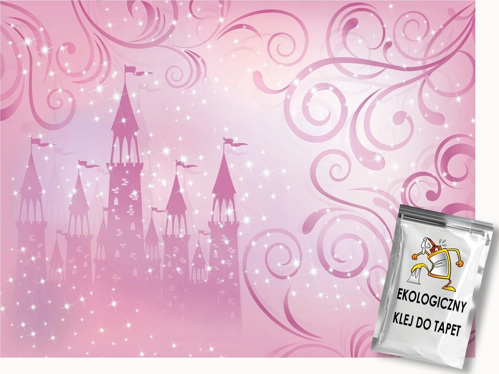 Fotótapéta Flizelina Gyerekeknek Rózsaszín palota díszek 250x175 ragasztó