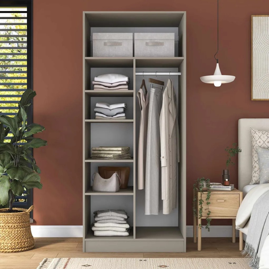 Gardróbszekrény, 90 cm – BA308