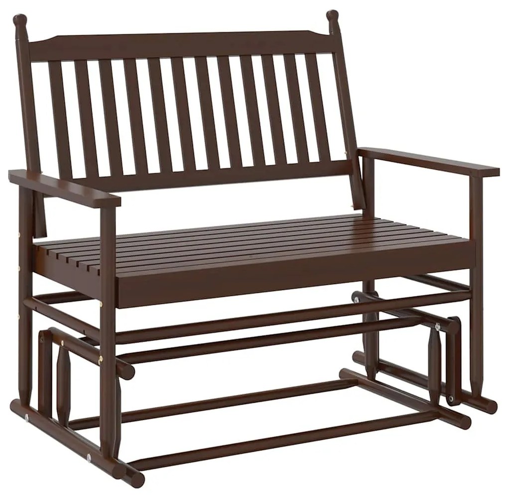 barna tömör nyárfa hintapad 118 x 70 x 104,5 cm