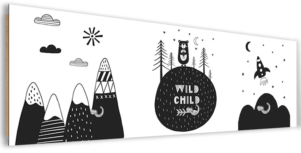 Gario Fali fogas Wild child Méret: 70 x 25 cm