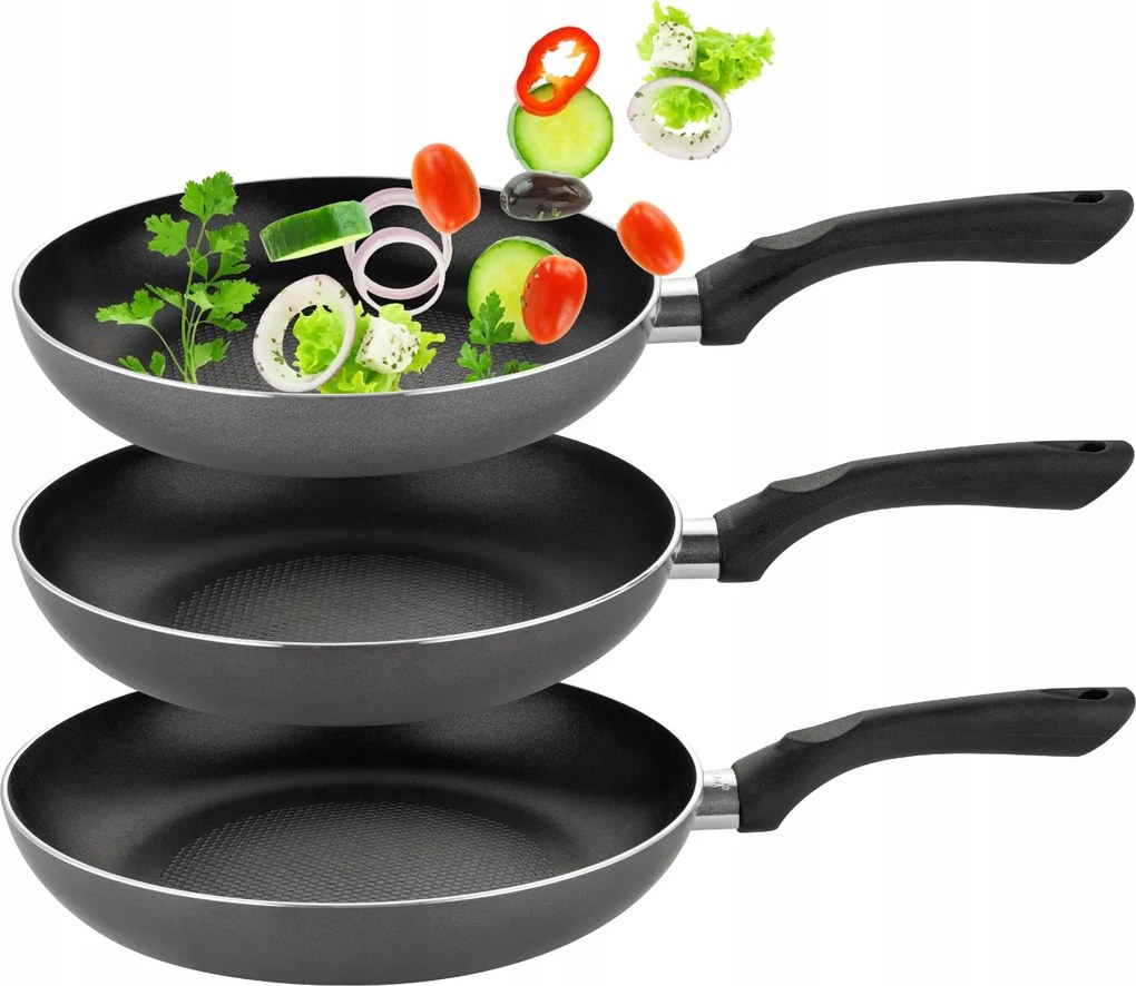 Florina Serpenyő Maja 24/26/28cm szürke