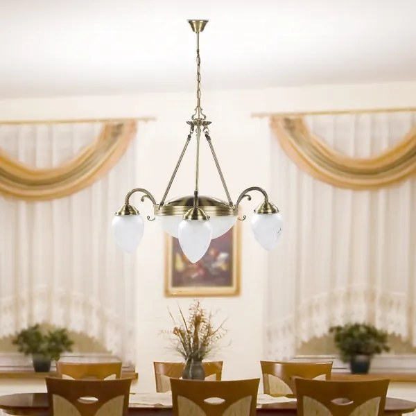 Rabalux 8633 - Csillár láncon ANNABELLA 3xE14/40W+2xE27/60W