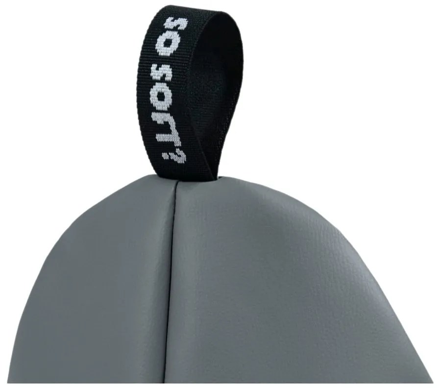 Fekete bőrutánzat babzsákfotel Lull XL – So Soft?