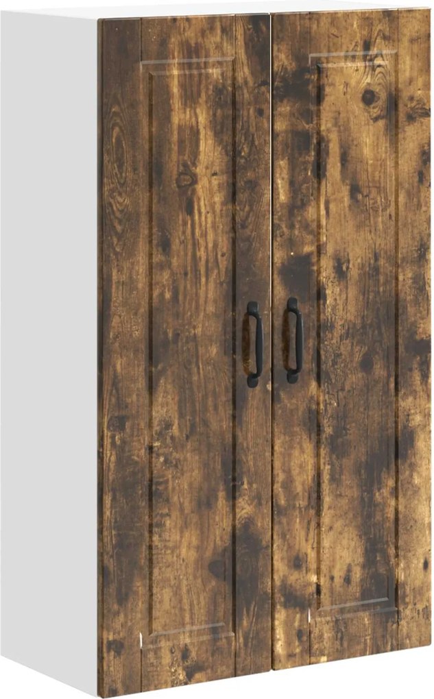 vidaXL Konyhaszekrény polcokkal Füstölt tölgy 60 x 31 x 100 cm Faanyag