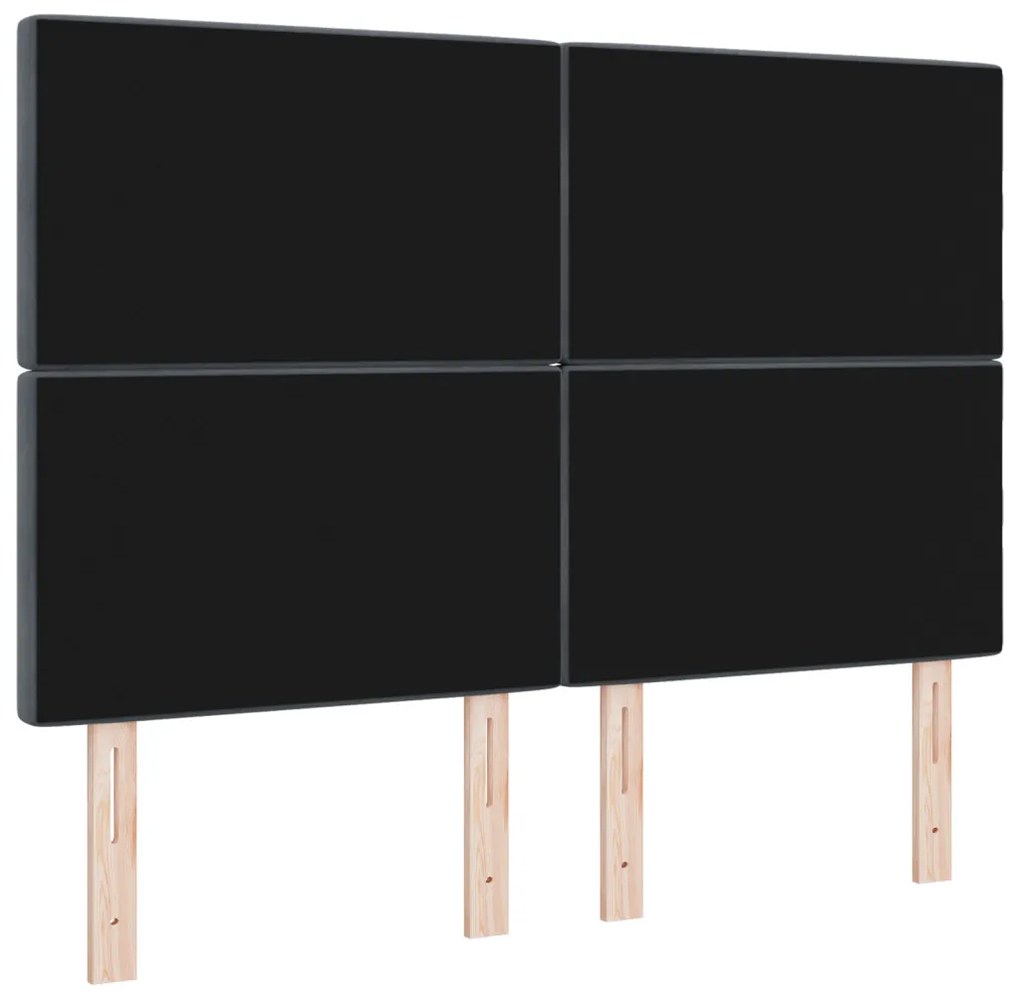 LED Fejtámla Sötétszürke 80 cm Velúr