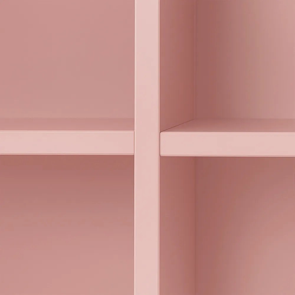 Boxie nyitott fali szekrény 80x80x37 cm pink