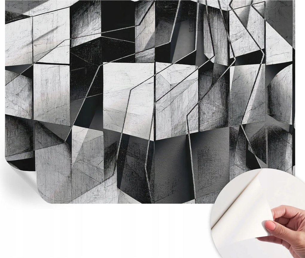 Fali fotótapéta Hálószoba Nappali Geometrikus absztrakt 312x219 cm