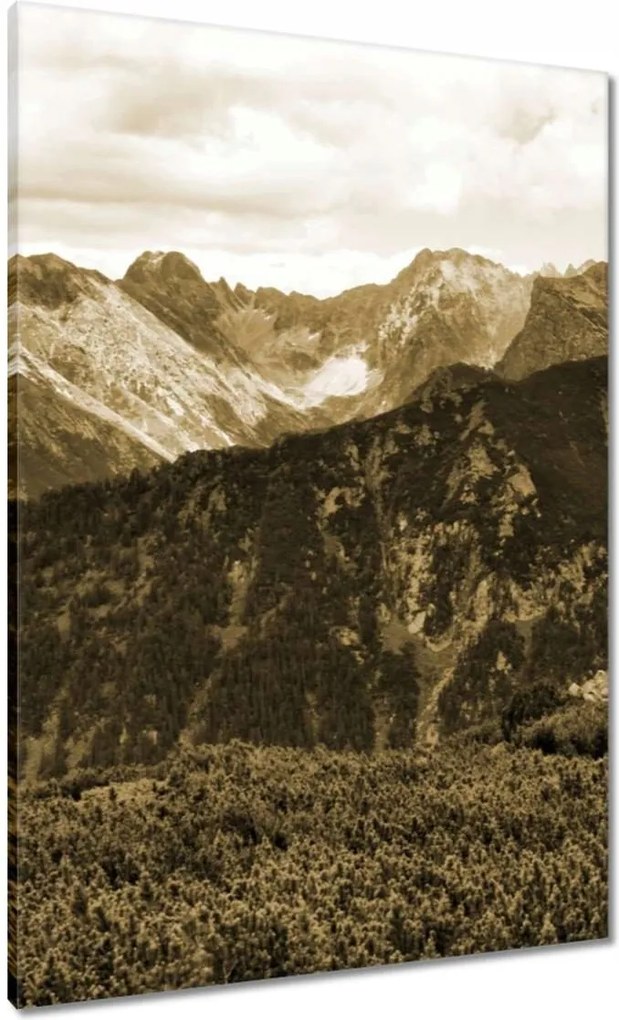 Vászonkép 70x100 Tátra Lengyel hegyek Kilátás