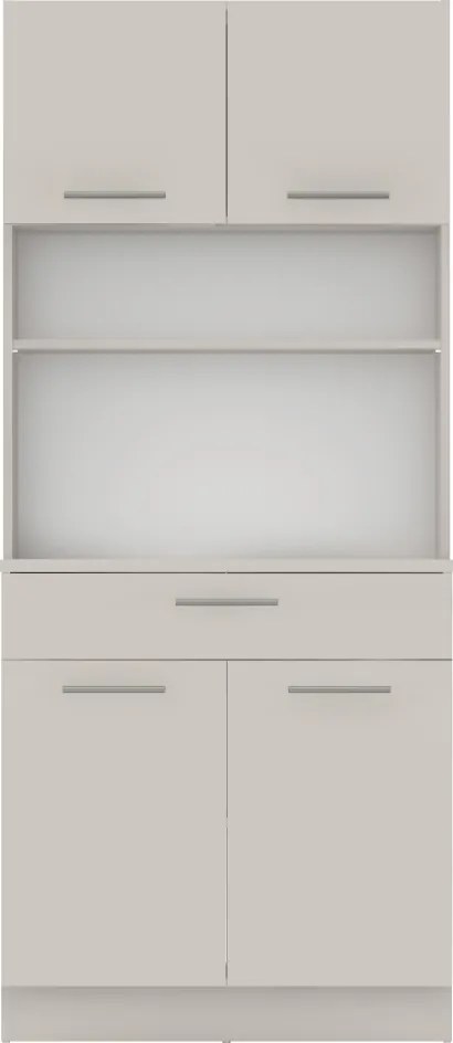 Négyajtós szekrény, kasmír, DOMIS NEW