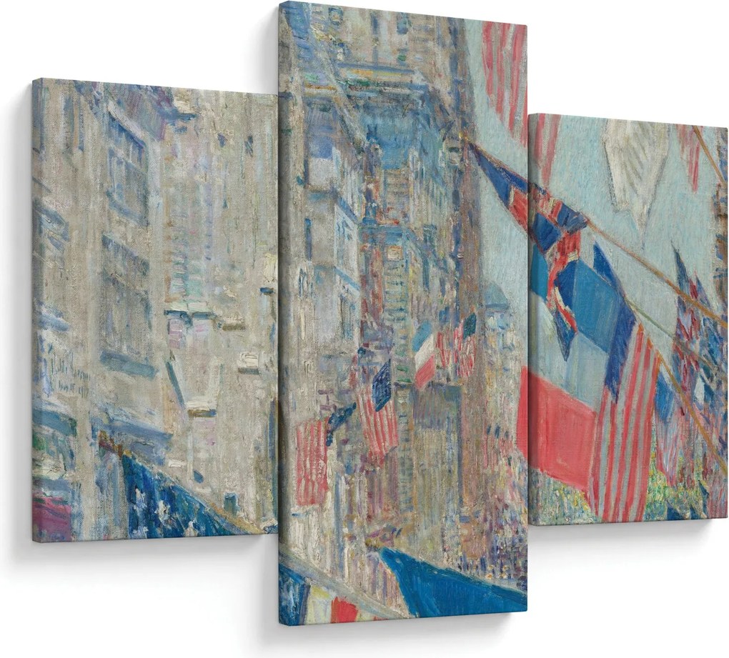 Kép - Childe Hassam, Allies day, reprodukciók (90x60 cm)