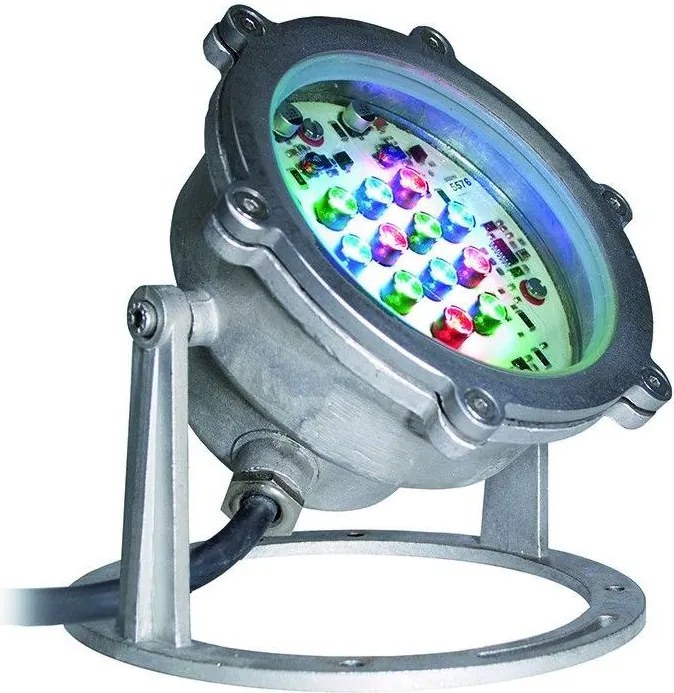 NOVOLUX 382A-L0316D-30 GAMBLE Kültéri Reflektor Fehér, Ezüst LED IP68