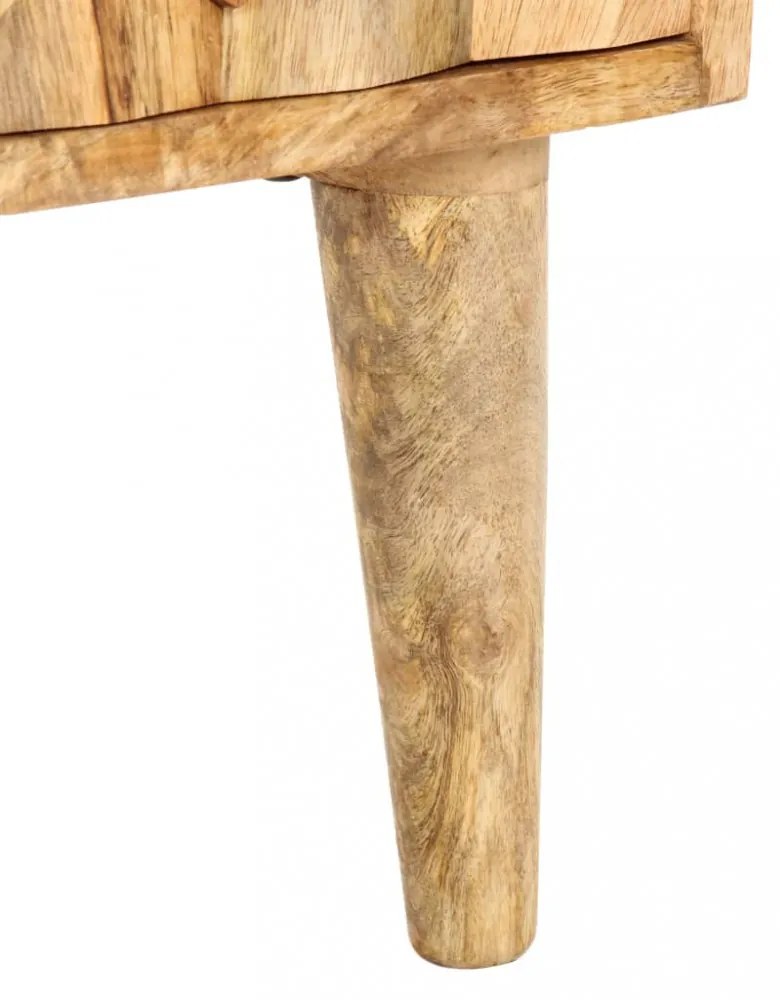 tömör mangófa TV-szekrény 90 x 30 x 50 cm