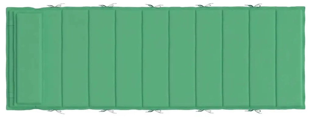 zöld oxford-szövet napozóágypárna 180x60x4 cm