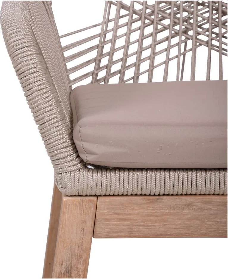 Bézs tömörfa kerti szék Pomona – Garden Pleasure