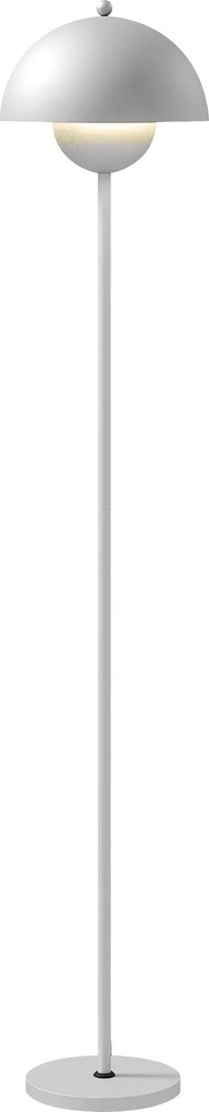 HOMCOM Modern 155 cm Állólámpa a Nappaliba, Tálformájú Árnyékkal, Lábat Kapcsolható, E27 Foglalat, Izzó Nélkül, a Hálószobába, Irodába, Nappaliba | Ao