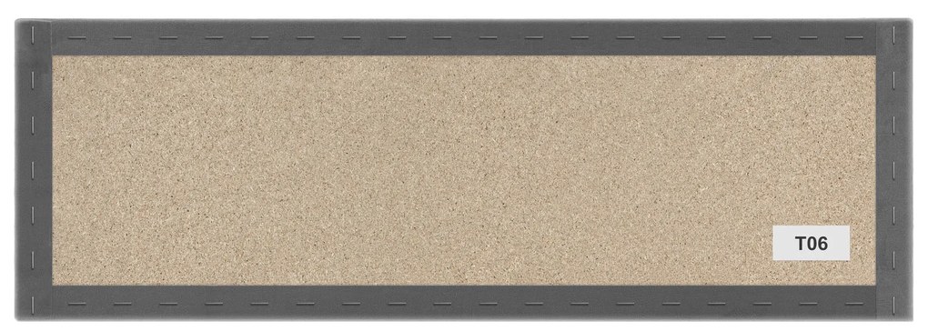 Kárpitozott panel - Téglalap - 60x20cm Szín: Tengerészkék