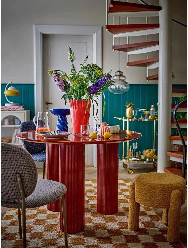 Fényes kerek étkezőasztal ø 110 cm Della – Bloomingville