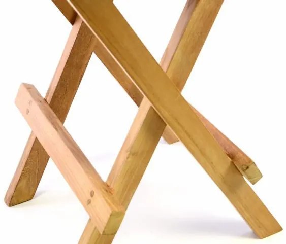 DIVERO Összecsukható gyermekasztal teakfából