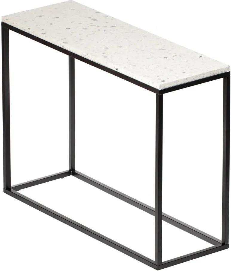 Bianco konzolasztal kő asztallappal - RGE