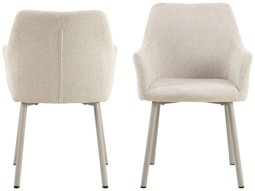 MAZZONI EXPORT VERA Bézs (Apia 453 szövet) / szürke-bézs váz (cashmere) - MODERN KÁRPITOZOTT CHENILLE KAGYLÓSZÉK STÍLUSÚ NAPPALIBA/ÉTKEZŐBE