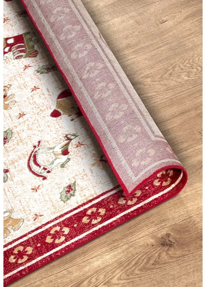 Piros pamutkeverék szőnyeg karácsonyi mintával 160x230 cm Toy's Delight Red Christmas – Villeroy&amp;Boch