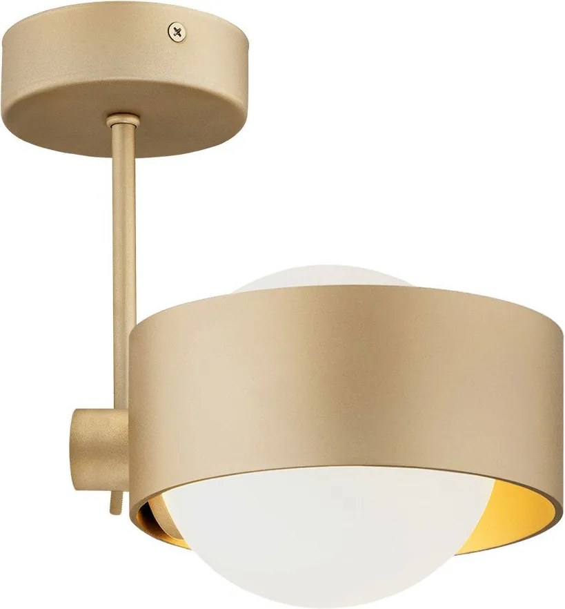 ARGON 8568 MASSIMO PLUS Modern Mennyezeti Lámpa Opál Szőnyeg, Arany G9 IP44
