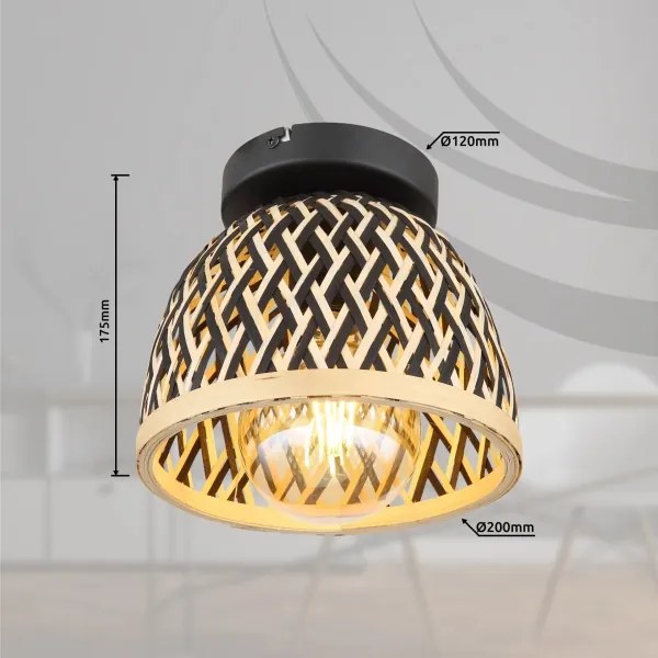 Globo 15767D1 - Mennyezeti lámpa COLLY 1xE27/15W/230V