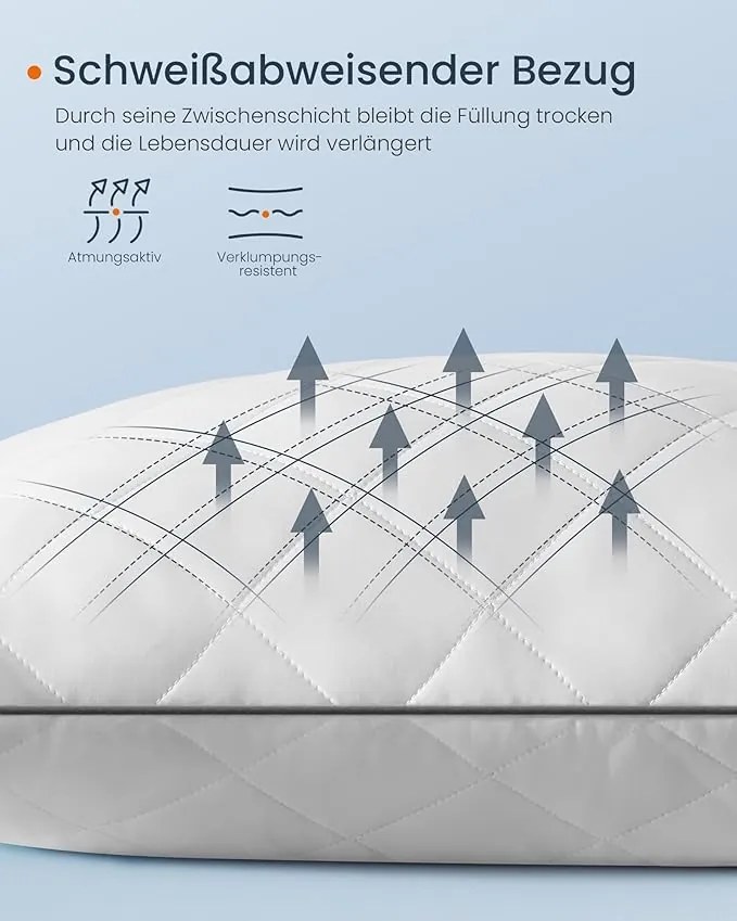 Párnaszett 2 darabos, megfordítható, 80 × 80 cm