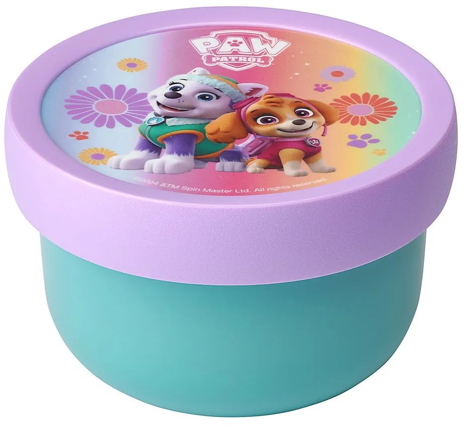 Gyerek uzsonnás doboz villával Paw patrol girls – Mepal