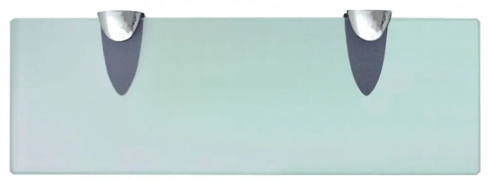 2 db lebegő üvegpolc 30 x 10 cm 8 mm