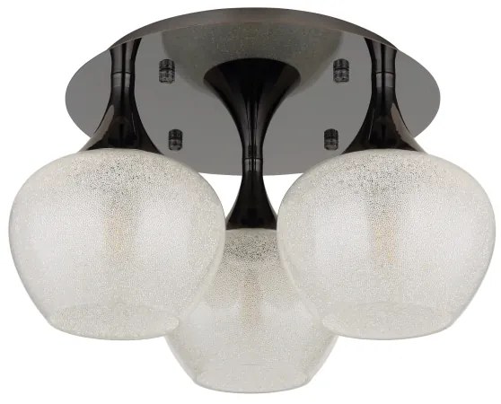 Globo 15548-3DK - Felületre szerelhető csillár MAXY 3xE27/40W/230V antracit