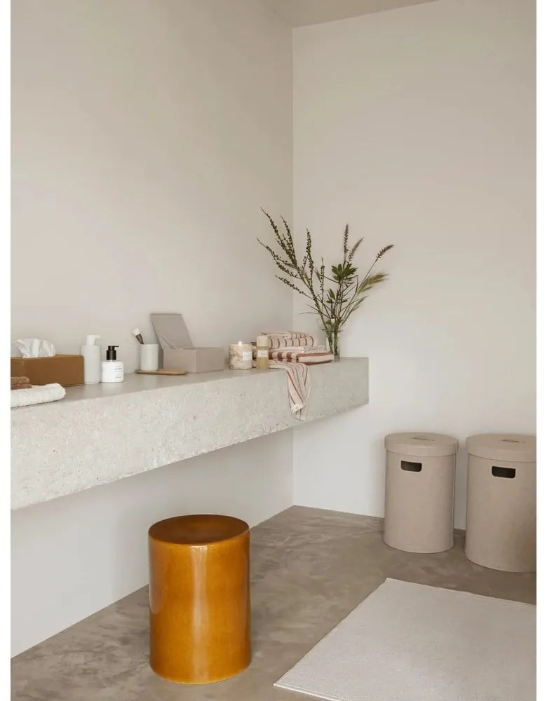 Kerámia kerek tárolóasztal ø 32 cm Toru – Blomus