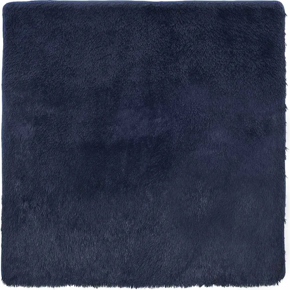 vidaXL tengerész hosszú szálú NAVARRA bozontos szőnyeg 200x200 cm