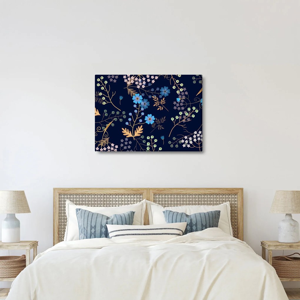 Kép - Őszi virágok (70x50 cm)